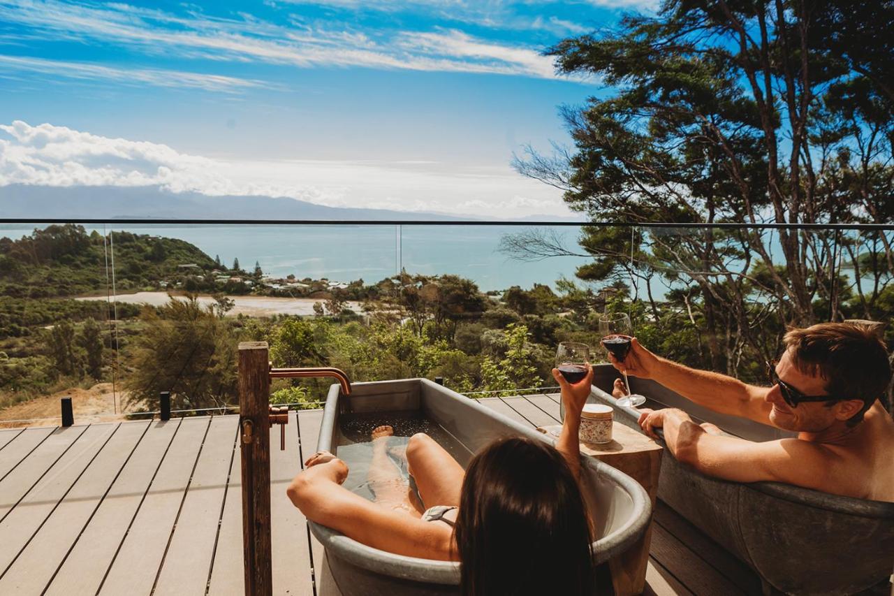 Drift Off Grid Luxury Eco Glamping Hotel Tarakohe Exterior foto